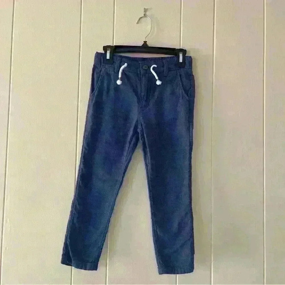 H&M Toddler Boys Dressy drawstring Pants Navy Size 4-5Y Adjustable Waist Bottoms - Picture 1 of 6
